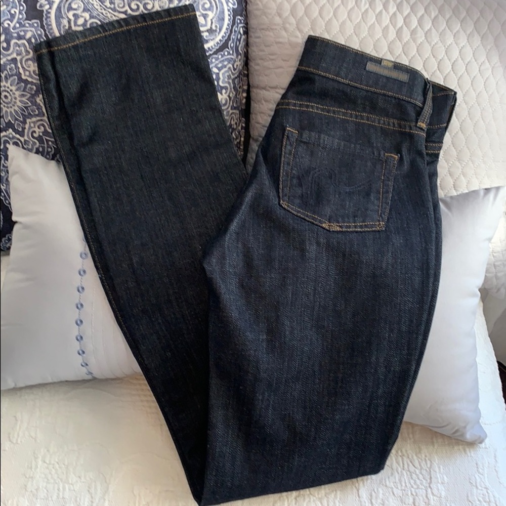 Citizens of humanity dark blue straight leg jeans